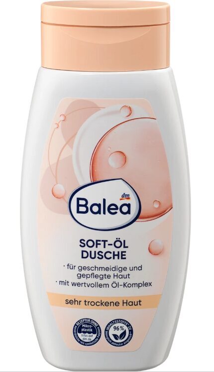 Balea Soft eļļas dušas želeja, 300 ml